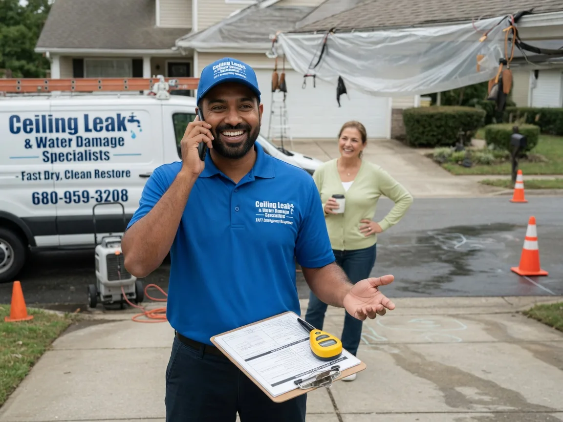 Ceiling Leak Cleanup Apex, NC FAQs